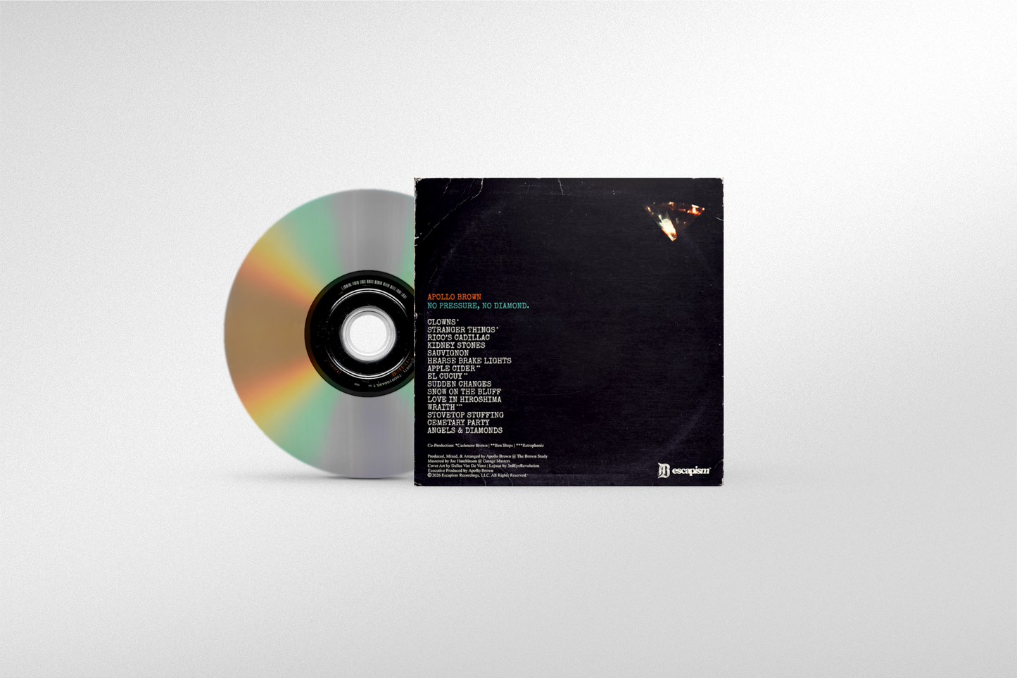 NO PRESSURE, NO DIAMOND. (CD)